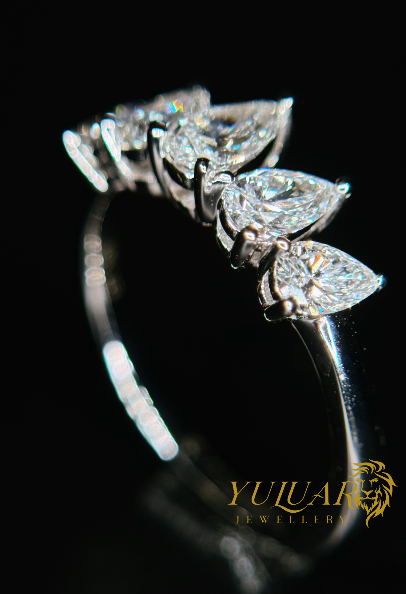 1.01 CT TW PEARL BRILLIANT CERTIFIED LAB-GROWN DIAMOND WEDDING BAND RING IN 14K WHITE GOLD (G-H/VS)