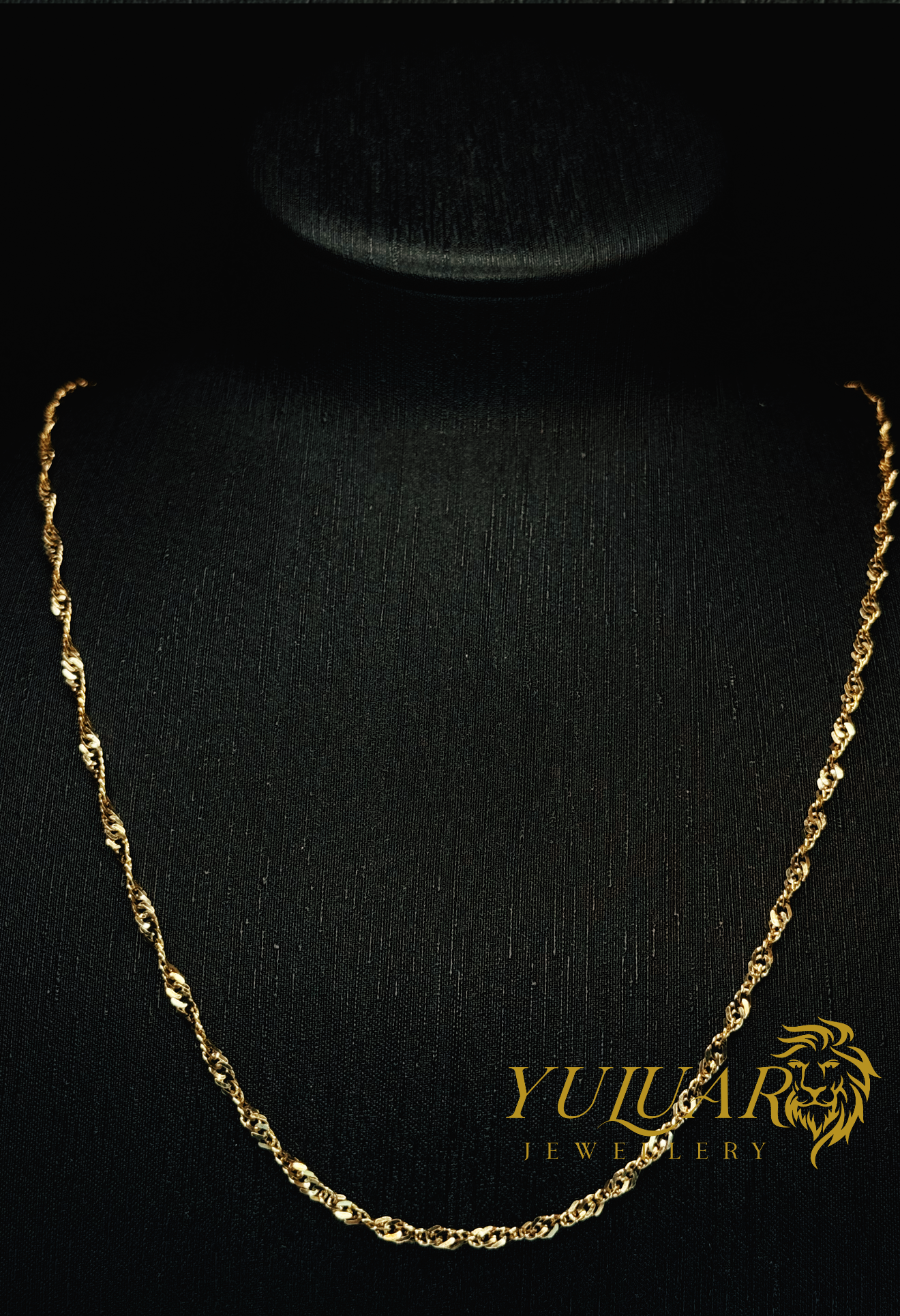 10K Sparkle Rope Chain 2.5MM