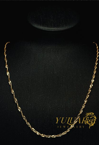 10K Sparkle Rope Chain 2.5MM