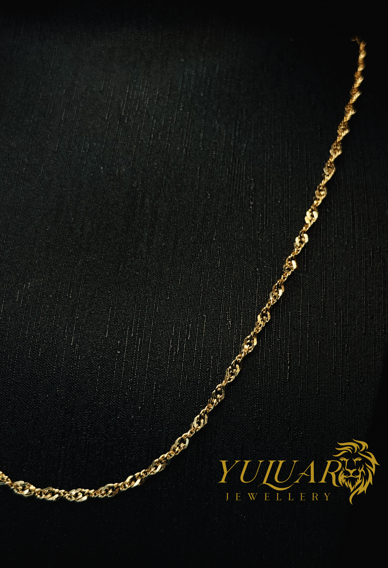 10K Sparkle Rope Chain 2.5MM