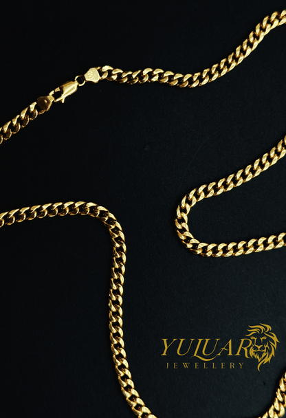 10K CUBAN CHAIN 5MM