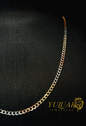 14K CURB DIAMOND CUT CHAIN 3MM