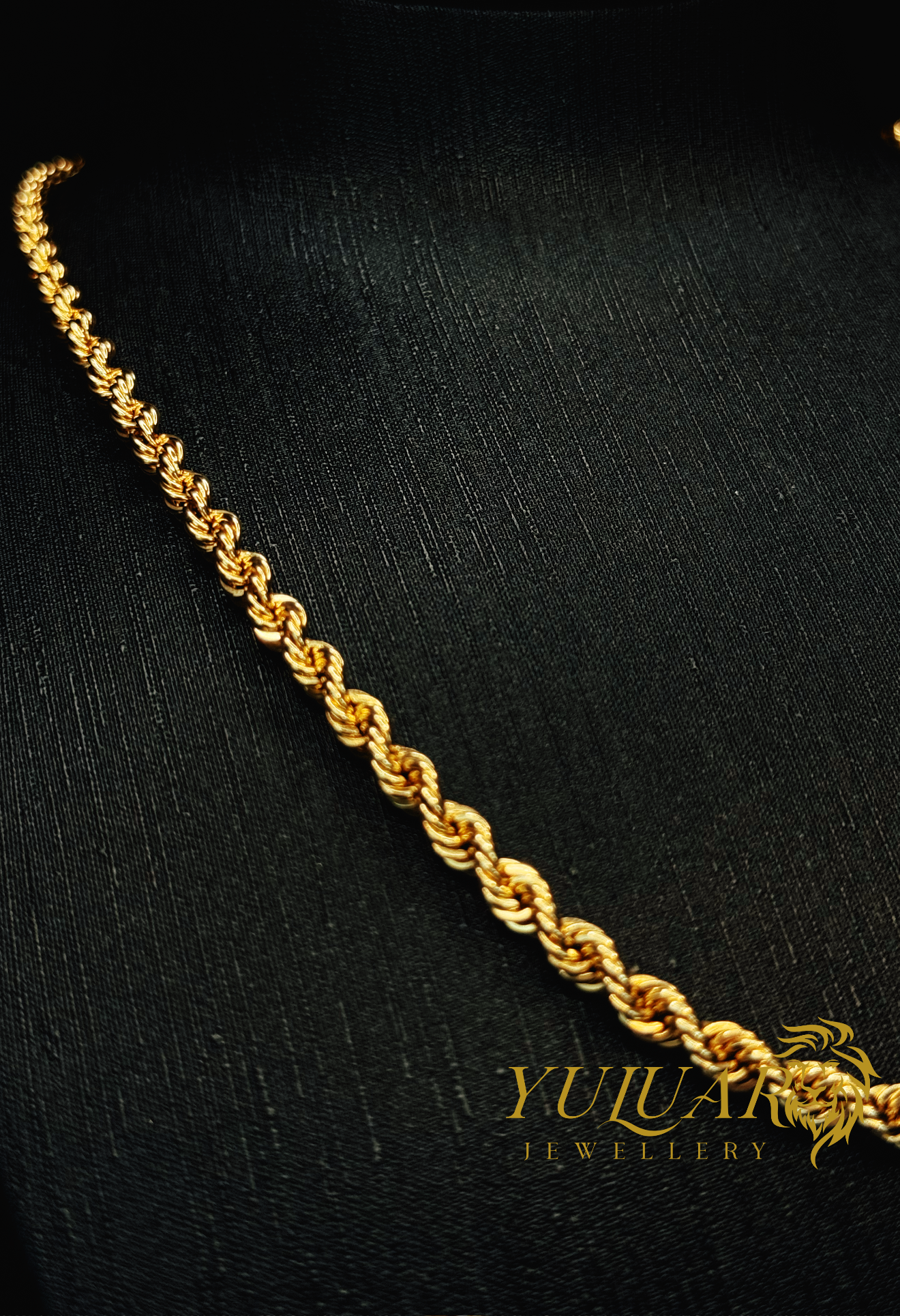 18K ROPE CHAIN 4.5mm