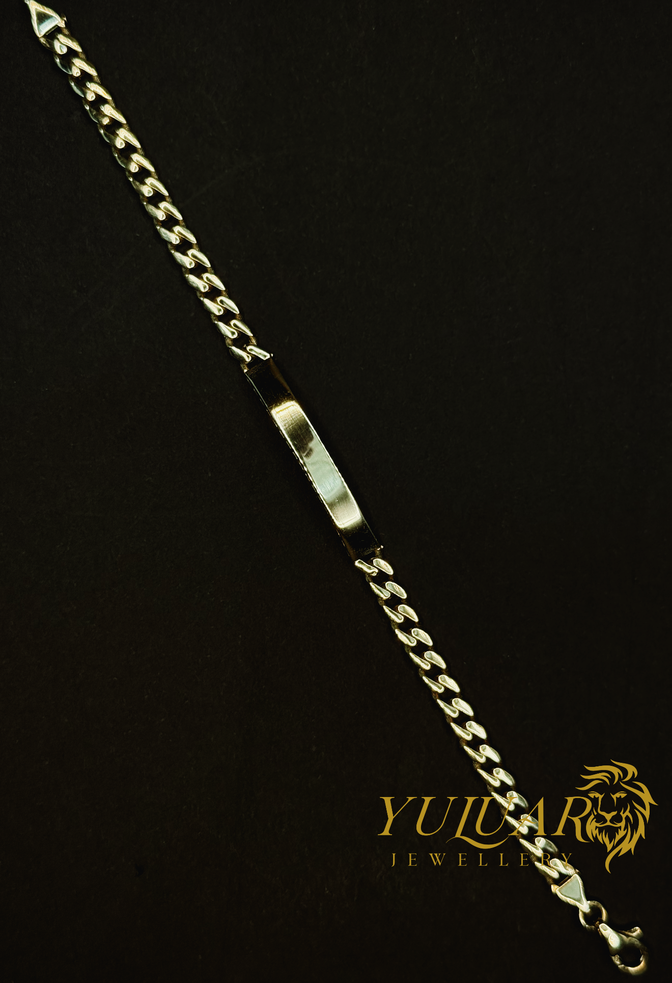 14K BABY CUBAN ID BRACELET