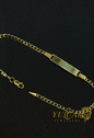 10K BABY CUBAN ID BRACELET