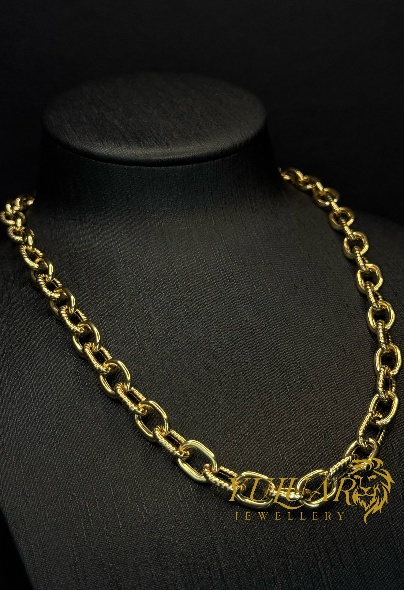 14K LARGE OVAL LINK CHAIN