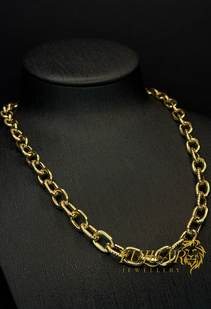 14K LARGE OVAL LINK CHAIN