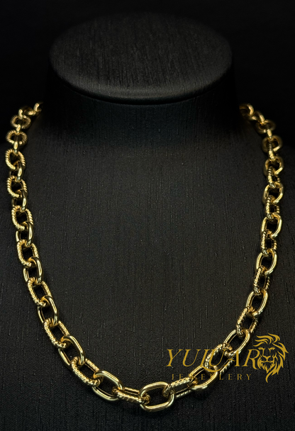 14K LARGE OVAL LINK CHAIN