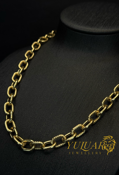 14K LARGE OVAL LINK CHAIN