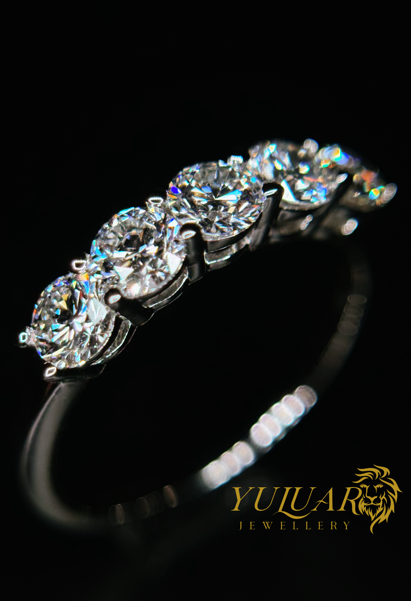 1.0 CT TW ROUND BRILLIANT CERTIFIED LAB-GROWN DIAMOND WEDDING BAND RING IN 14K WHITE GOLD (H/VS)