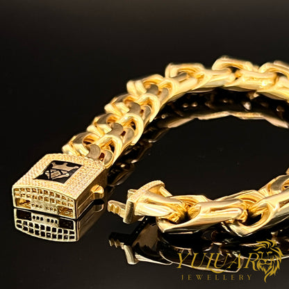 14K Men's Chino Link Bracelet