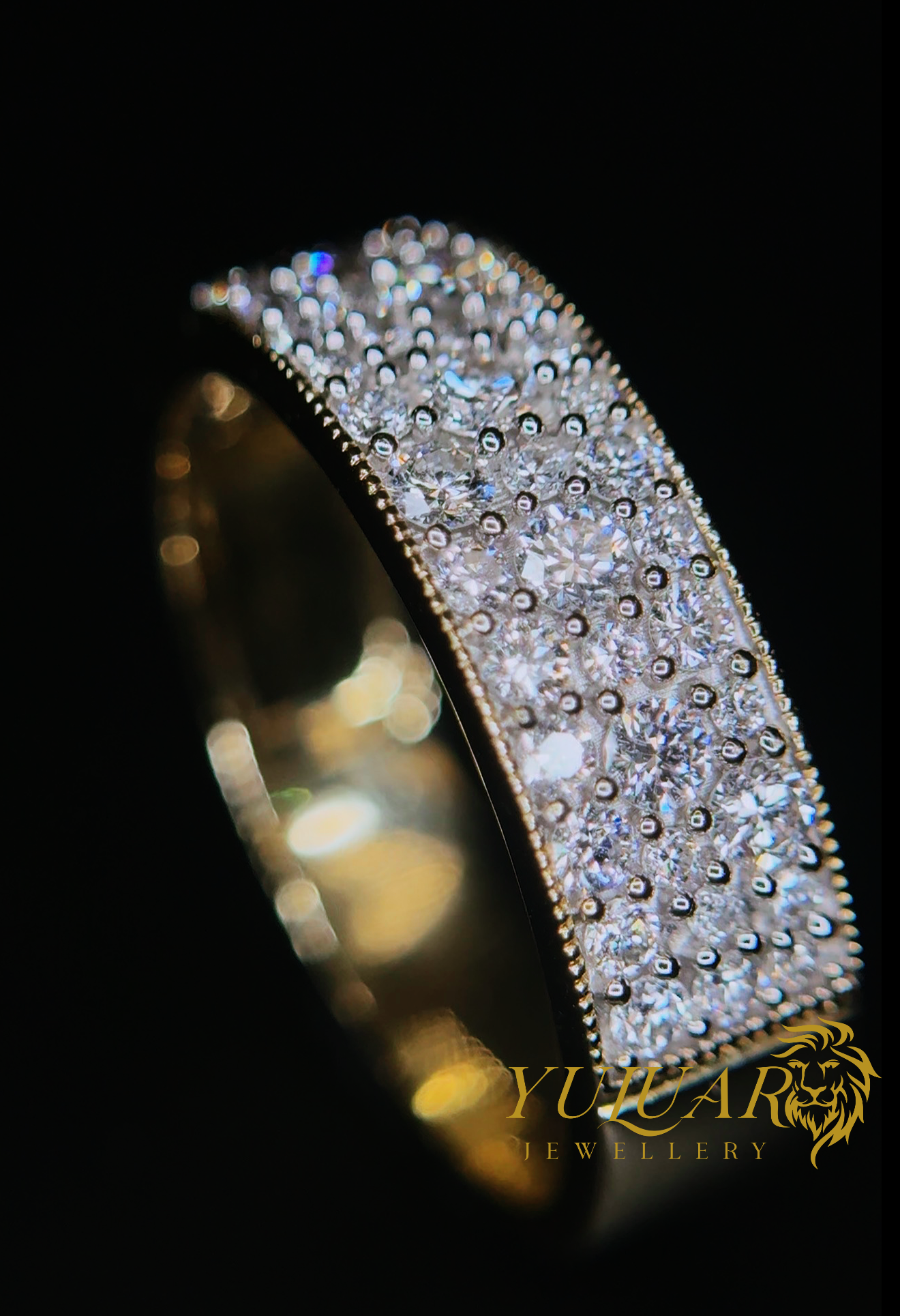 1.00 CT TW ROUND BRILLIANT CERTIFIED LAB-GROWN DIAMOND MEN'S WEDDING BAND IN 14K YELLOW GOLD (H/VS)