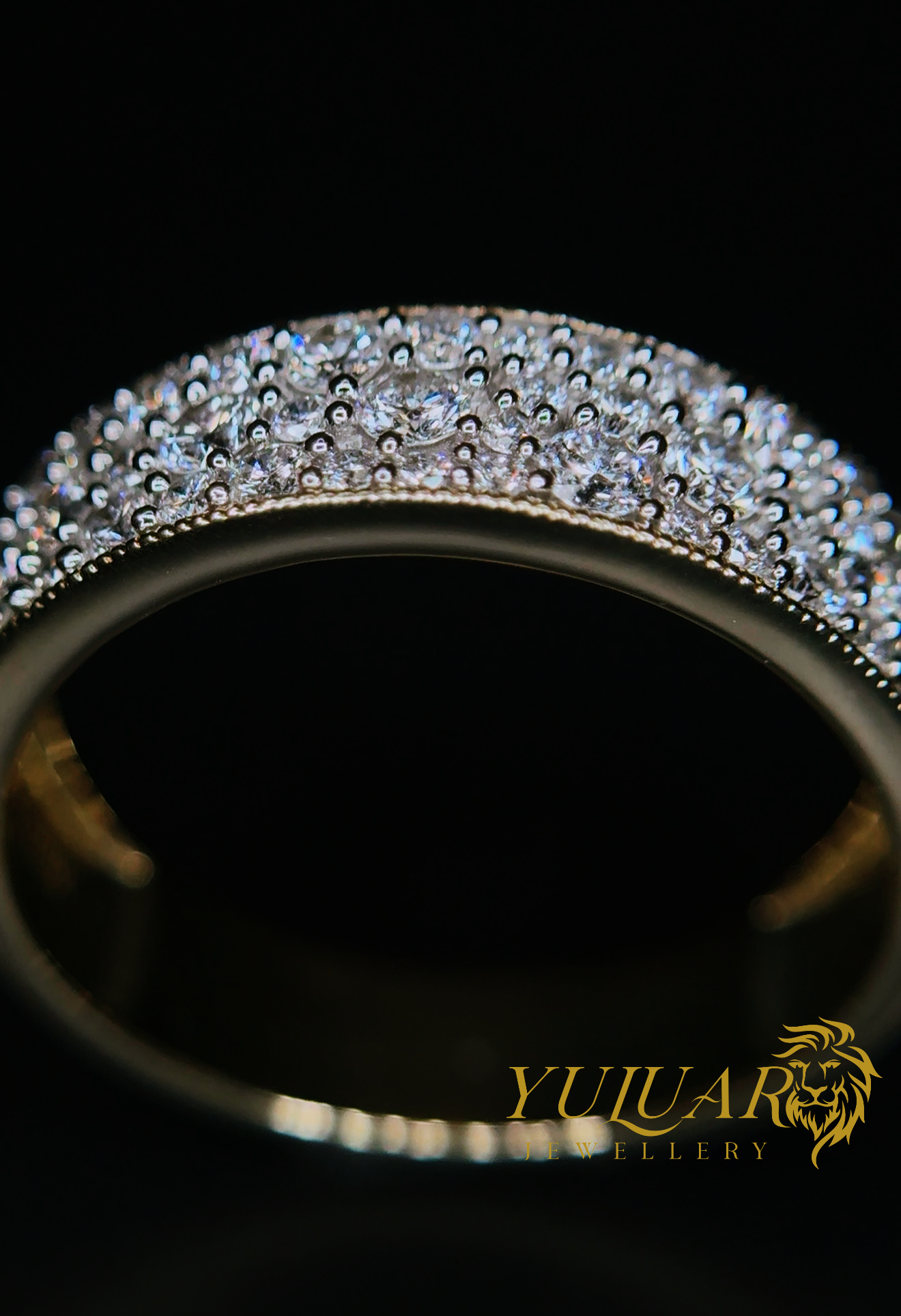 1.00 CT TW ROUND BRILLIANT CERTIFIED LAB-GROWN DIAMOND MEN'S WEDDING BAND IN 14K YELLOW GOLD (H/VS)