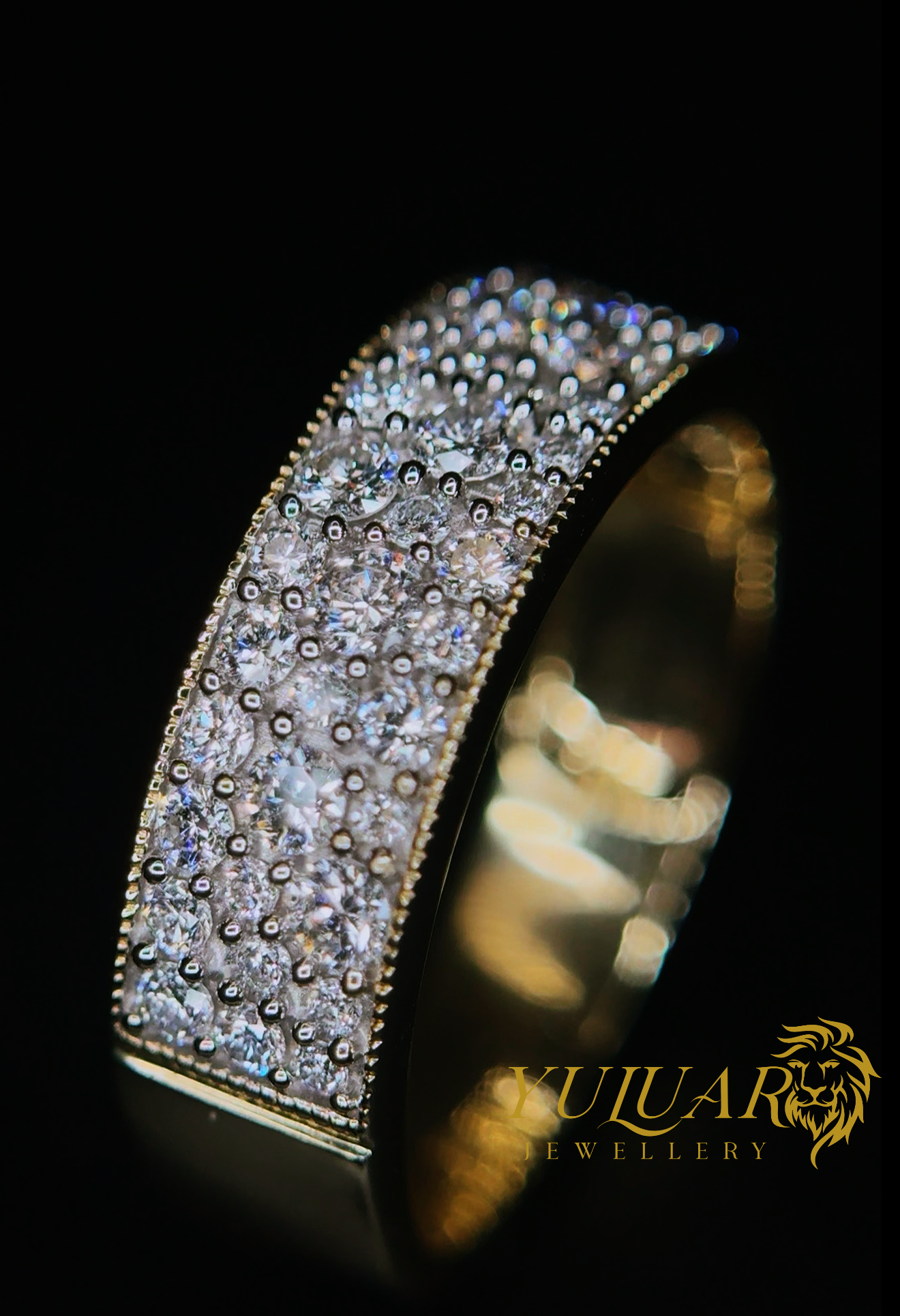 1.00 CT TW ROUND BRILLIANT CERTIFIED LAB-GROWN DIAMOND MEN'S WEDDING BAND IN 14K YELLOW GOLD (H/VS)